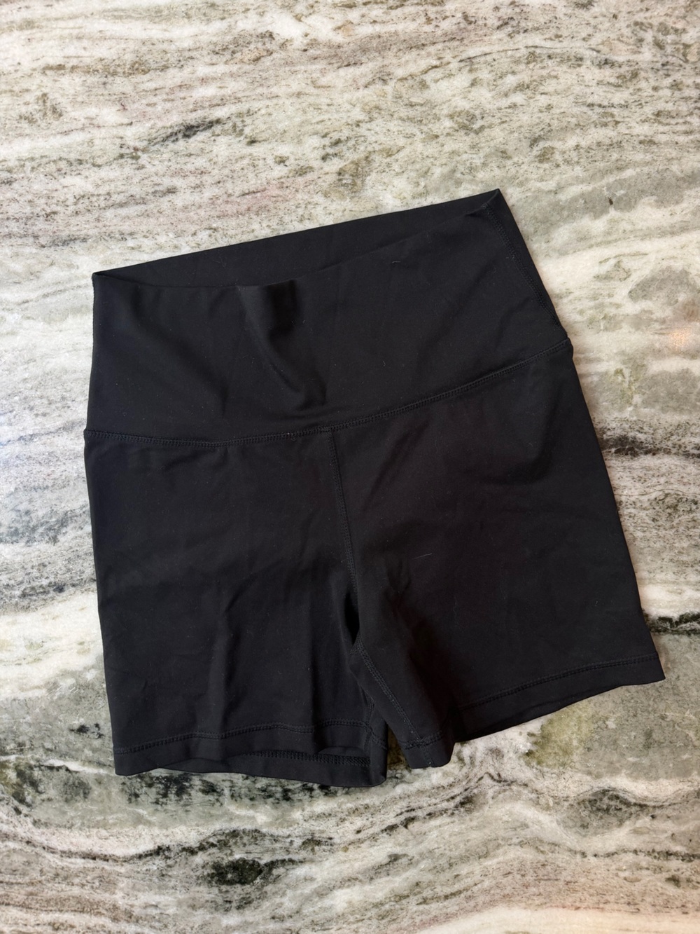 Yogalicious Black High-Waist Bike Shorts